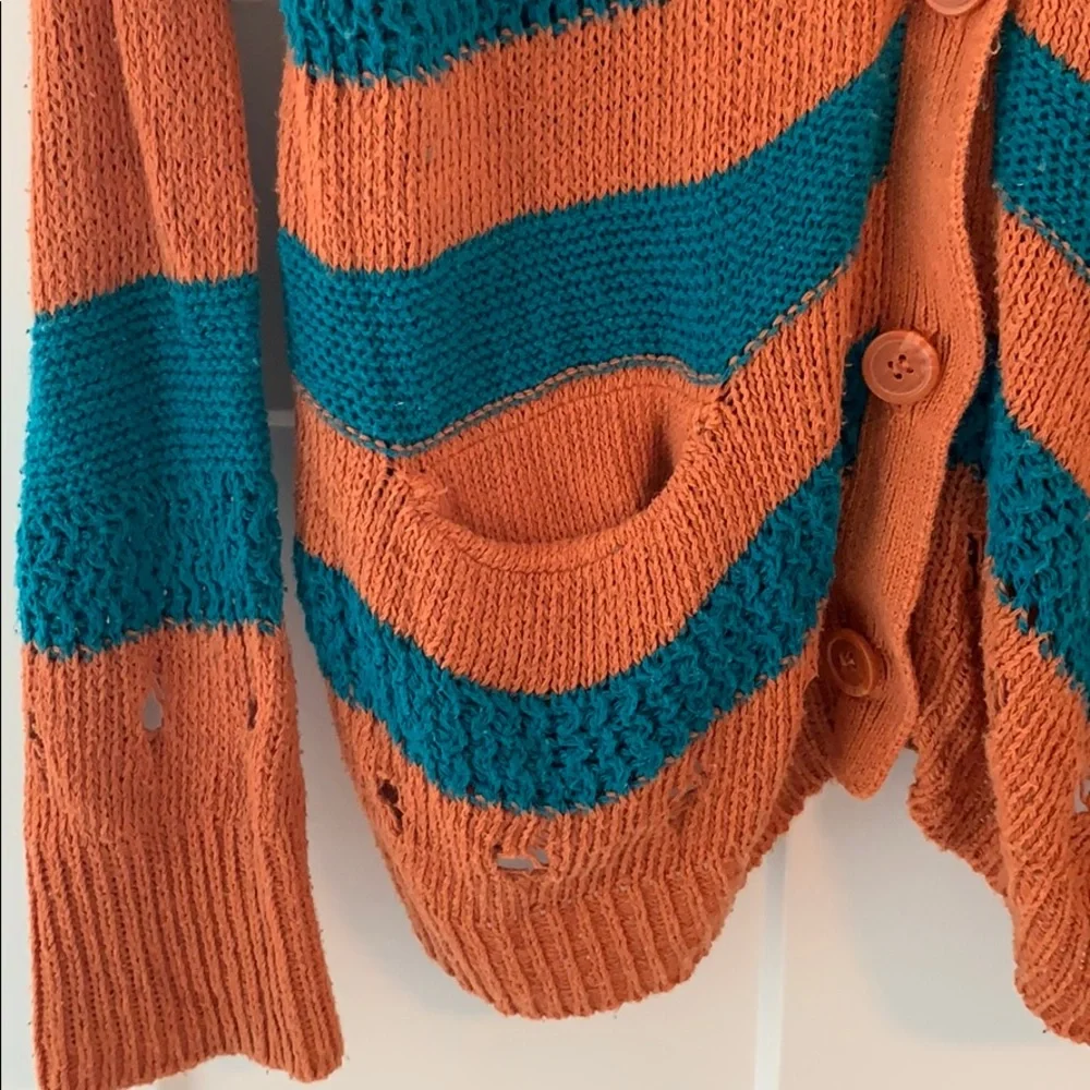 Mine distressed grandpa style cardigan